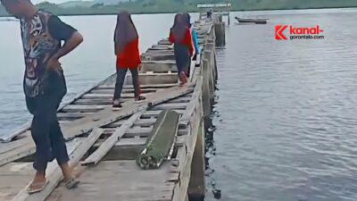 Jembatan Penghubung di Desa Dudepo Rusak Parah, Warga Minta Pemda dan Aleg Bertindak