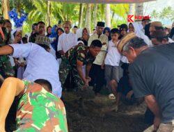 Yonif TP 824/MO’E’A Bantu Proses Pemakaman Warga Desa Duwanga