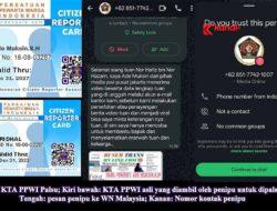 Ketua PWI Bekasi Ade Muksin Diduga Menipu Warga Malaysia dengan Modus KTA PPWI