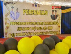 Dinas Pendidikan Gorontalo Utara Luncurkan Revitalisasi Sekolah di Monano