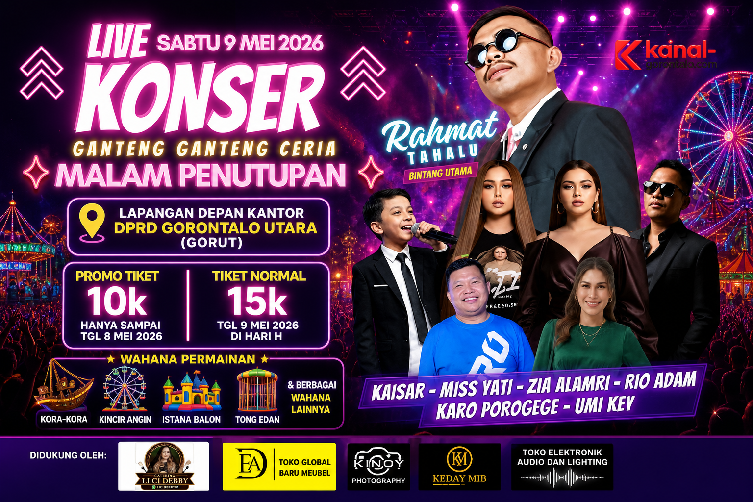 Konser di Gorontalo Utara